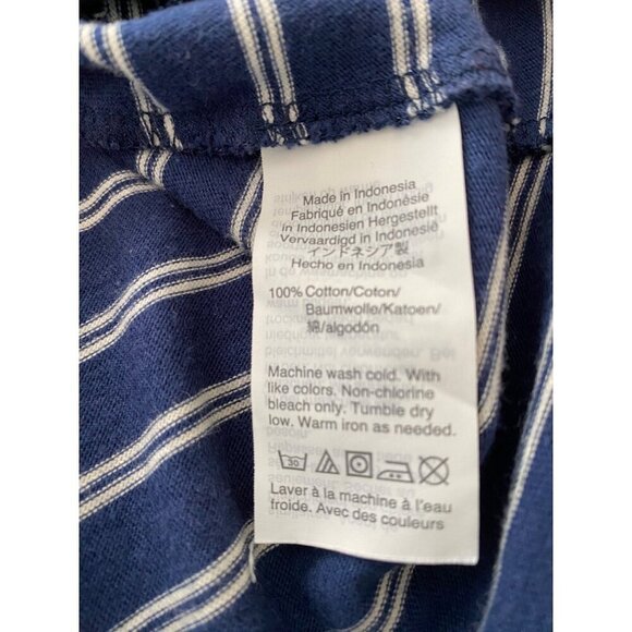 Madewell Tee Dress in Epperson Stripe Size Small Blue and White T-shirt Dress - Picture 7 of 10